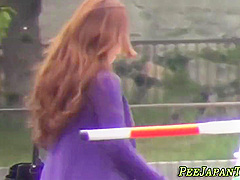 Fetish Asian Pees Outside
