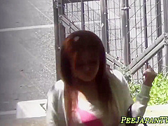 Fetish Asian Pees Outside