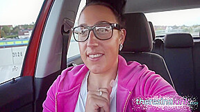 First Time Pussy Play In My Car!! Public Parking Lot!!