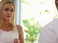 Flat-chested Tiny Stepsister Touches Soft Fleshy Dick - Kenzie Kai