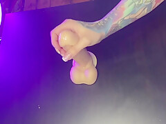 Footjob With Dildo