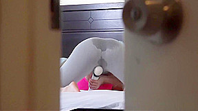 Found Her Masturbating with Massager
