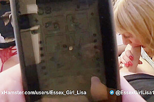 Foursome Electro-stim And Blowjob With Sexy Milf Lisa And Pauline And Charlotte
