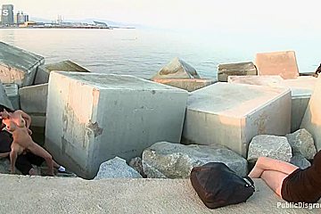 Franceska Jaimes In Outdoor Humiliation Of