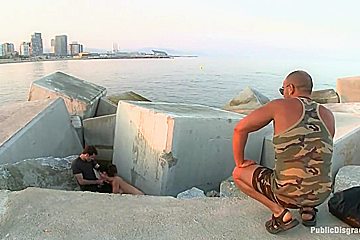 Franceska Jaimes In Outdoor Humiliation Of