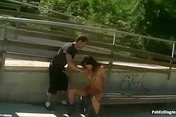 Franceska Jaimes In Outdoor Humiliation Of
