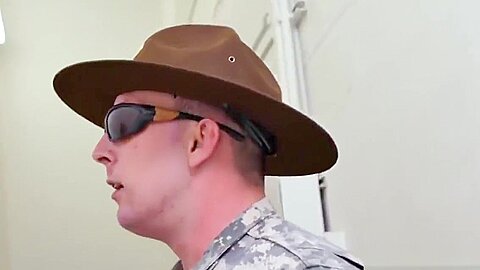 Free video gay military bareback Yes Drill Sergeant!