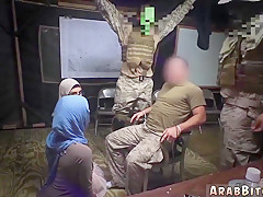 French Arab Girl Butt Fucking Sneaking In The Base!