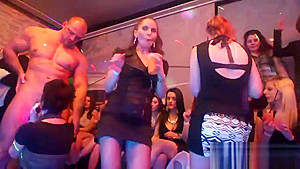 Frisky teenies get totally mad and stripped at hardcore party