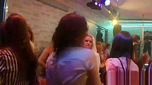 Frisky teenies get totally mad and stripped at hardcore party