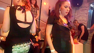 Frisky teenies get totally mad and stripped at hardcore party