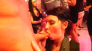 Frisky teenies get totally mad and stripped at hardcore party