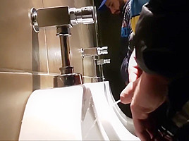 Fucking Hot Compilation Of Uncut Guys Pissing At The Bar