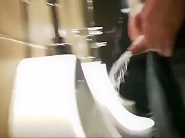 Fucking Hot Compilation Of Uncut Guys Pissing At The Bar