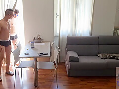 Fucking My Cute 18 Y o  Twink Boy Bareback In The Morning
