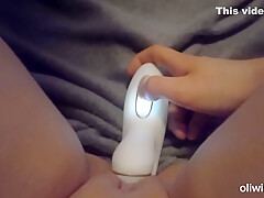 Fucking My Tight Pussy With A New Toy