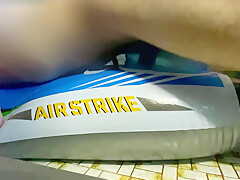 Fucking water filled Intex Air Fighter plane