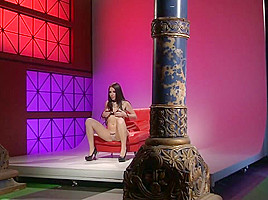 Fucks girl on red seat