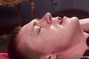 Full-bosomed Bride Shemale Assfuck Fucks Her Lover