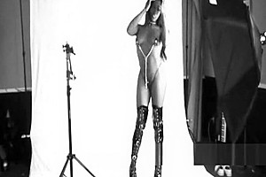 Gabrielle Love - BTS Nipple Clamp Shoot