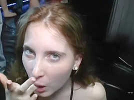 Gangbang and Lesbian Cum Eating