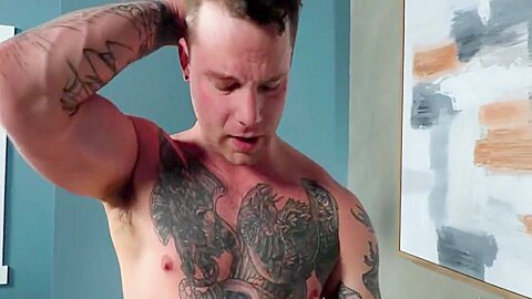 Gay Porn - Inked Stud Sucks Before Barebacked And The Casting 8 Min
