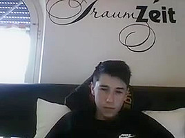 German Cute Boy With Sweet Ass Big Cock On Cam