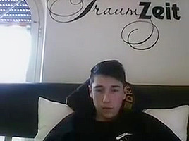 German Cute Boy With Sweet Ass Big Cock On Cam