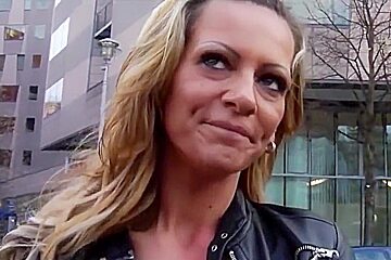 German MILF with huge tits fucked