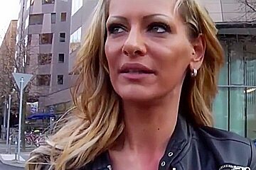 German MILF with huge tits fucked