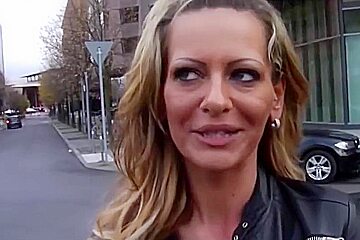 German MILF with huge tits fucked