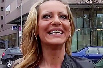 German MILF with huge tits fucked