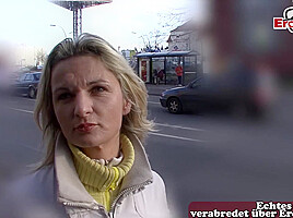 German girl next door from Street make first time Sex casting