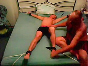German guy tickled hot at underwear