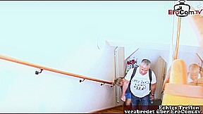 German short hair mature milf Silka Groth with natural boobs