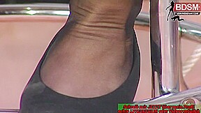 German sklave girl bound at BDSM session