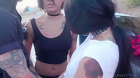 Gina Valentina Honey Gold Teenage Girls Arrested For Vandalism