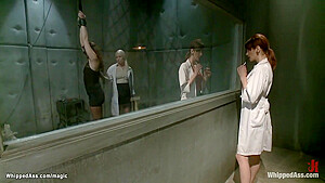 Ginger Bound And Whipped In Suspension - Maitresse Madeline Marlowe, Lorelei Lee And Josi Valentine