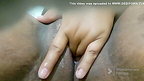 Girl Masturbates With What She Finds