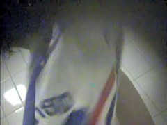 Girl from the change room erotic nudity performance