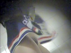 Girl from the change room erotic nudity performance