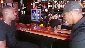 Glamorous milf interracially spitroasted