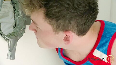 Glory Hole - College Twink Sucks