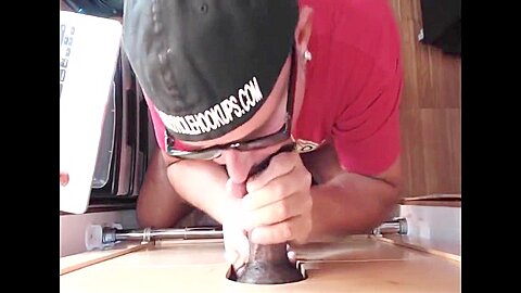 Gloryhole Dilf Tugs Ballsacks During Interracial Bj 7 Min