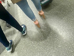 Gorgeous Arabian Feet In High Heels Mules