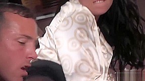 Gorgeous secretary fucks in the office
