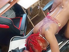 Got Horny Uploading More Content  Deepthroat Sloppy Head From A Fun Red Dread Head  Slimthick