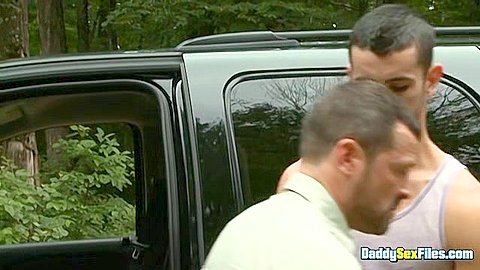 Greedy Dad Cruising For cock - Jake Steel, Will Swager & Bryan Slater