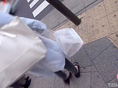 Gutsy Pickup! Chiba Prefecture Direct Shipment! An Amateur Girl Is Fainting In Agony While A Virgin