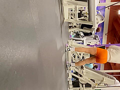 Gym big booty candid